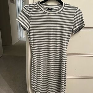 Striped t-shirt dress